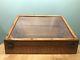 Antique Tool Bit Slanted Wood And Glass Display Case Henry L Hanson Co