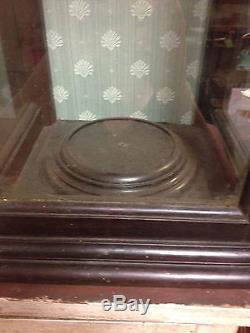 Antique Wood And Glass Display Showcase Table Top Or Wall Hanging