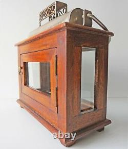 Antique Wood Display Case for Scale or other Instruments Early 20th Century