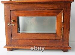 Antique Wood Display Case for Scale or other Instruments Early 20th Century