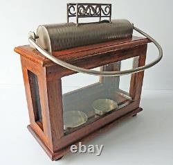 Antique Wood Display Case for Scale or other Instruments Early 20th Century