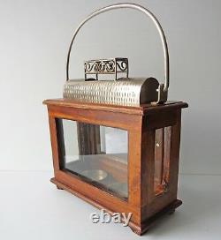 Antique Wood Display Case for Scale or other Instruments Early 20th Century