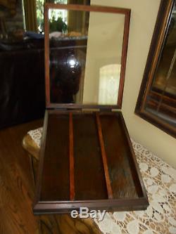 Antique Wood Hickok Advertising Countertop Glass Store Display Case