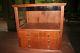 Antique Wood Ship Model Taxidermy Country Store Table Top Display Case Vintage