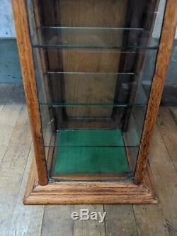 Antique Zeno gum wood display case