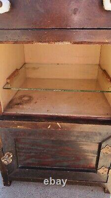 Antiseptic Sterilizer Sanitary Wood Cabinet Doctor/Barber/Apothecary