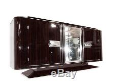 Art Deco Sideboard with Mirrored Display Case