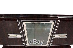 Art Deco Sideboard with Mirrored Display Case