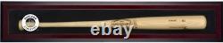 Athletics Logo Mahogany Framed Single Bat Display Case