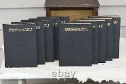 Audels Hawkins Electrical Guide Books 1-10 1917 2nd Edition with Wood Display Case