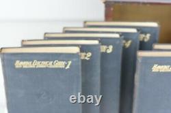 Audels Hawkins Electrical Guide Books 1-10 1917 2nd Edition with Wood Display Case