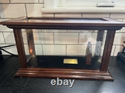 Authentic Colt Wood & Glass Presentation Display Case Etched