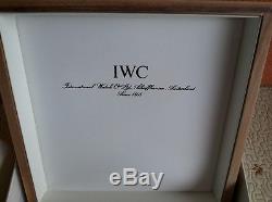 Authentic Iw C Platinum Special Asia Edition Watch XL Wood Boxes Display Case