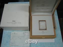 Authentic Iw C Portuguese Pilot Chronograph Watch XL Wood Boxes Display Case