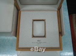 Authentic Iw C Portuguese Pilot Chronograph Watch XL Wood Boxes Display Case
