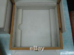 Authentic Iw C Portuguese Pilot Chronograph Watch XL Wood Boxes Display Case
