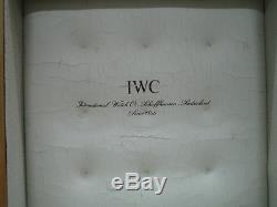 Authentic Iw C Portuguese Pilot Chronograph Watch XL Wood Boxes Display Case