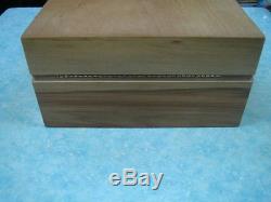 Authentic Iw C Portuguese Pilot Chronograph Watch XL Wood Boxes Display Case