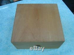 Authentic Iw C Portuguese Pilot Chronograph Watch XL Wood Boxes Display Case