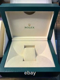Authentic Rolex 39141.02 wooden box Case (8x6x3-1/2 L size) New Style