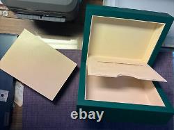 Authentic Rolex 39141.08 wooden box Case (8x6x3-1/2 L size) New Style