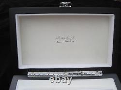 Autograph Fountain pen New Night Pearl Top of range, in wood display case