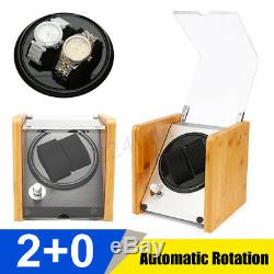 Automatic Rotation 4+6Watch Winder Watches Display Auto Winding Case Storage Box