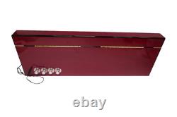 Automatic Rotation 4 Watch Winder 8+8 Cherry Wood Display Case