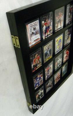 BASEBALL CARD DISPLAY Baseball/ Football Hockey basketball 20 Card display Case