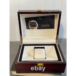 BELVANS Luxury Wooden Watch Box Display Case Storage Gold Clasp BOX ONLY