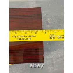 BELVANS Luxury Wooden Watch Box Display Case Storage Gold Clasp BOX ONLY