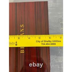 BELVANS Luxury Wooden Watch Box Display Case Storage Gold Clasp BOX ONLY