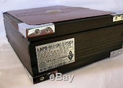 BLADE RUNNER BLASTER WOOD & LEATHER Display Storage Case Box TOMENOSUKE ETC