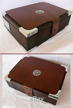 BLADE RUNNER BLASTER WOOD & LEATHER Display Storage Case Box TOMENOSUKE ETC