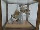 Bohm Stirling Engine Hb32 Twin Tattoo In Wood Display Case Tested Working Ok