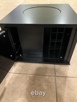 BRAND NEW BLACK WOOD HADLEY ROMA COUNTERTOP WATCH BAND DISPLAY CASE spinner