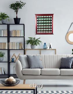 Ball Wood Display Mahogany Golf Case Storage Acrylic Cabinet Wall Rack Holder