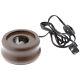 Bard's Fruitwood Round Lighted Display Base, 2 H X 4 W X 4 D, Pack Of 6