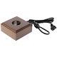 Bard's Fruitwood Square Lighted Display Base, 2 H X 4 W X 4 D, Pack Of 6
