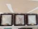 Baseball Base Display Case 3 Pack 18 Full Size Cherry Mlb Plate Wood Cabinet