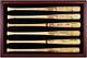 Baseball Bat Display Case With Mahogany Frame For 6 Bats Fanatics