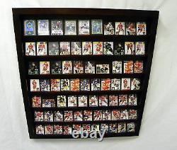 Baseball Card Display Case Deep Can Hold up to 60-74 non Graded Baseball Cards