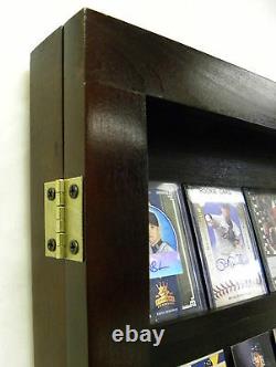 Baseball Card Display Case Deep Can Hold up to 60-74 non Graded Baseball Cards