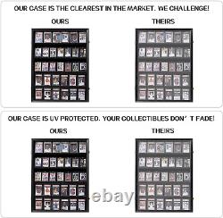 Baseball Display Card Case 35 Graded Sports Trading Card Display Frame Holds