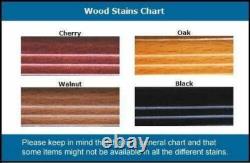 Baseball Display Case 40 Cherry Wood Ball Holder Wall Rack Cabinet Shelf Cabinet