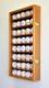 Baseball Display Case 40 Oak Wood Ball Mlb Holder Wall Rack Lock Cabinet Cabinet