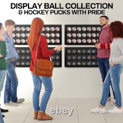 Baseball Display Case, Acrylic Hockey Puck Cabinet Holds 30 Baseball- USA MADE