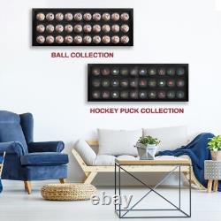 Baseball Display Case, Acrylic Hockey Puck Cabinet Holds 30 Baseball- USA MADE