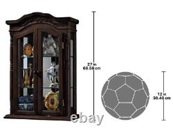 Beacon Hill Handmade Hardwood Wall Curio 27 Cabinet