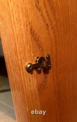 Beautiful Wood & Glass Wall Mounted Display Case